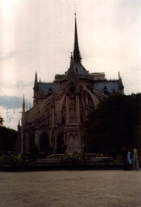 Katedra Notre Dame - tył