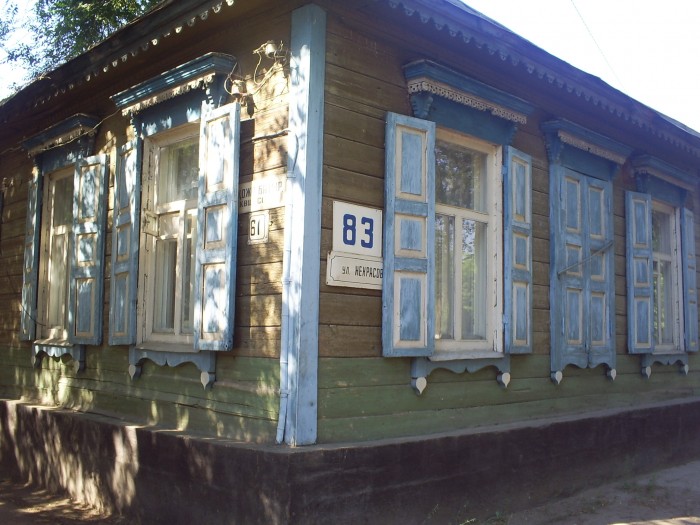 drewniany dom w Aktobe