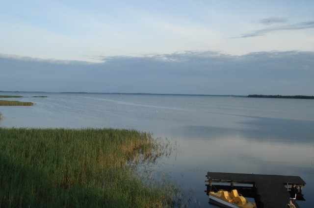 Rozległe jezioro Śniardwy ... 23 km długości