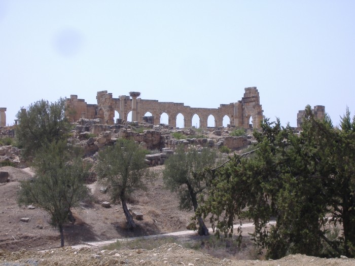 Ruiny rzymskiego miasta