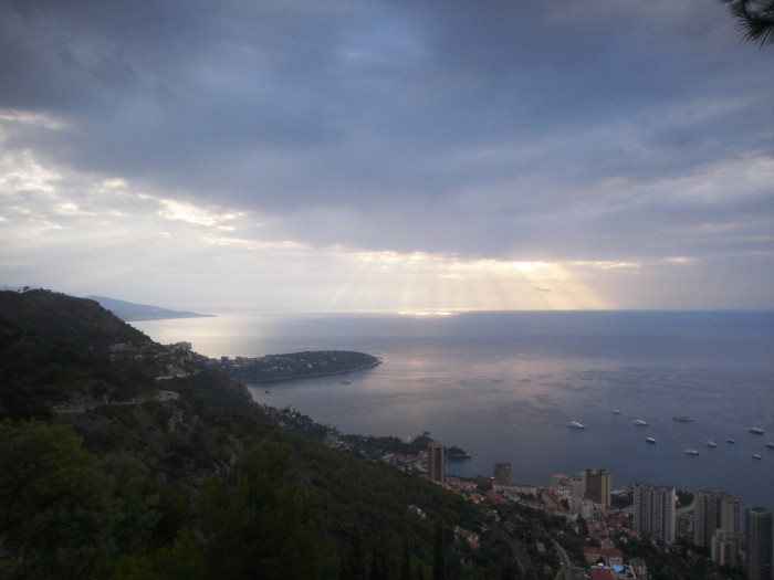 widok na Monako