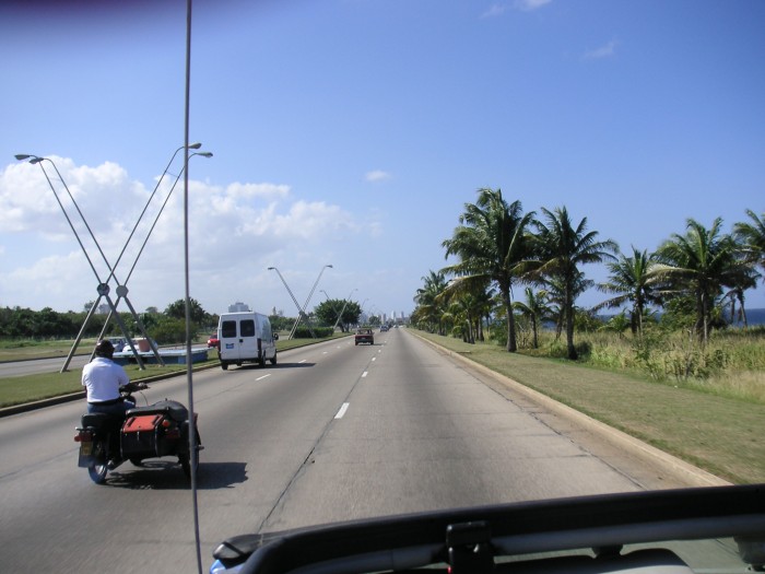autostrada przed Hawaną