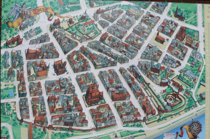 Plan starego miasta