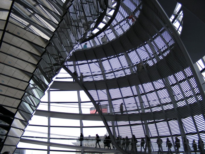 Reichstag - wejście na kopułę widokową