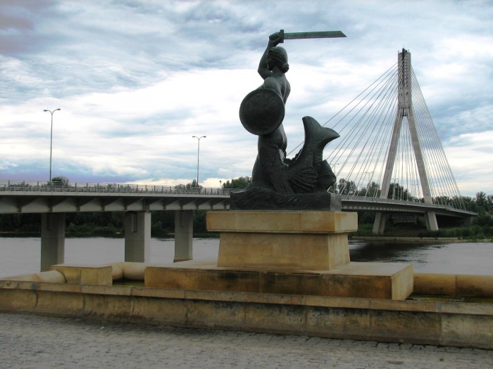 Syrenka i most Świętokrzyski