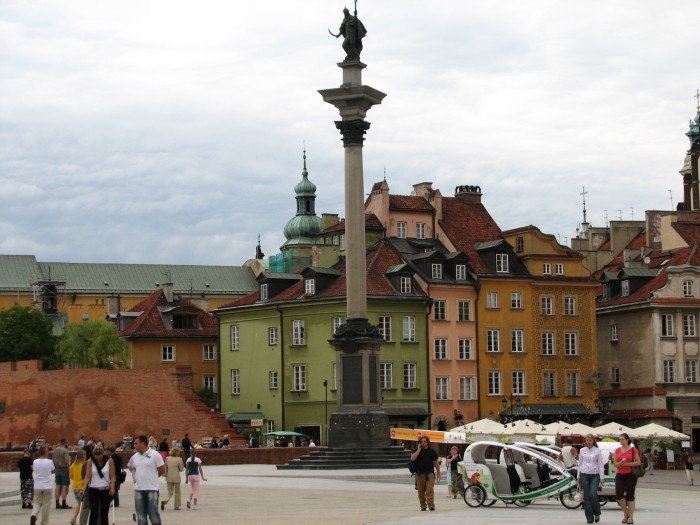 Stare Miasto - Plac Zamkowy ,kolumna Zygmunta III Wazy