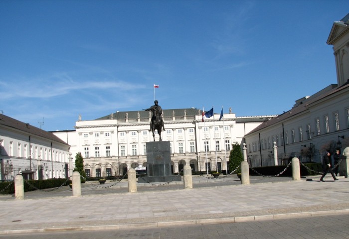 Pałac Prezydencki przy Krakowskim Przedmieściu