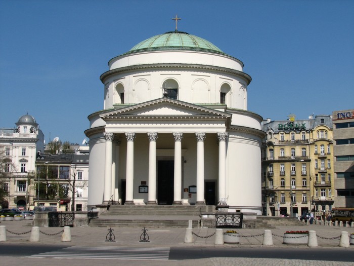 Plac Trzech Krzyży-Kościół św. Aleksandra