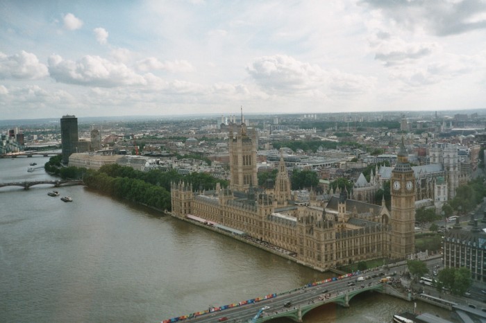 widoki z London Eye