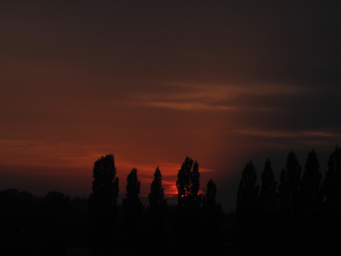 Zachód słońca w Opolu