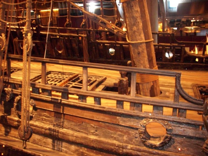 Statek Vasa - pokład