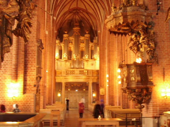 Kościół Storkyrkan - organy