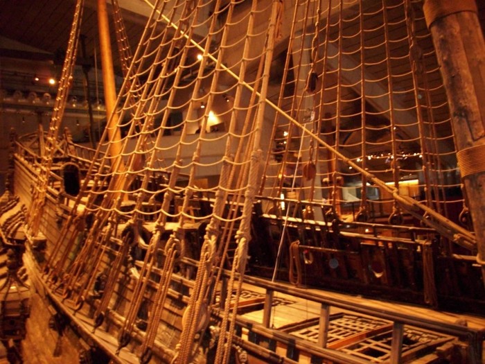 Statek Vasa - pokład