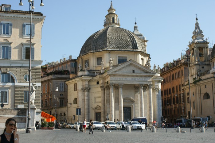 Piazza del Popolo-Santa Maria del Popolo