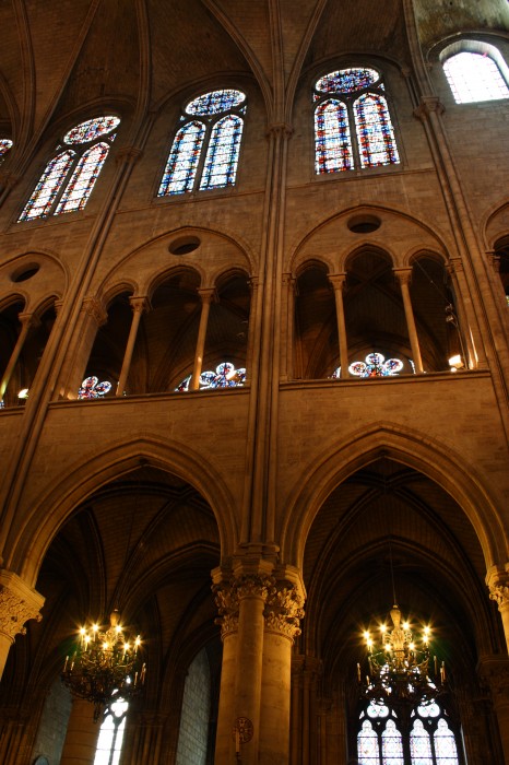 Wnętrze Katedry Notre-Dame
