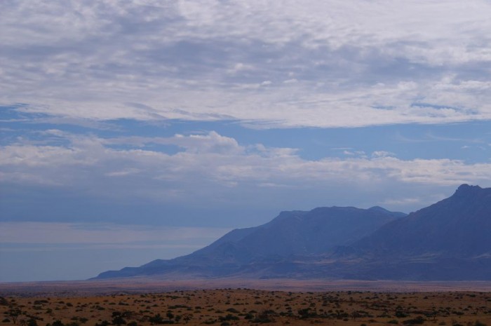 W drodzę na pustynię Namib