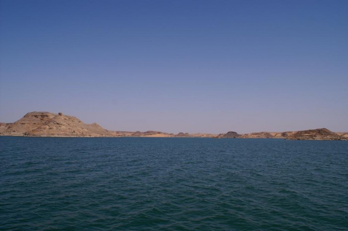 Jezioro Nasser w Egipcie