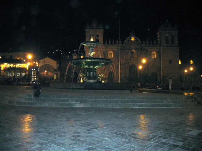 Cusco - 1-sze spotkanie wieczorem