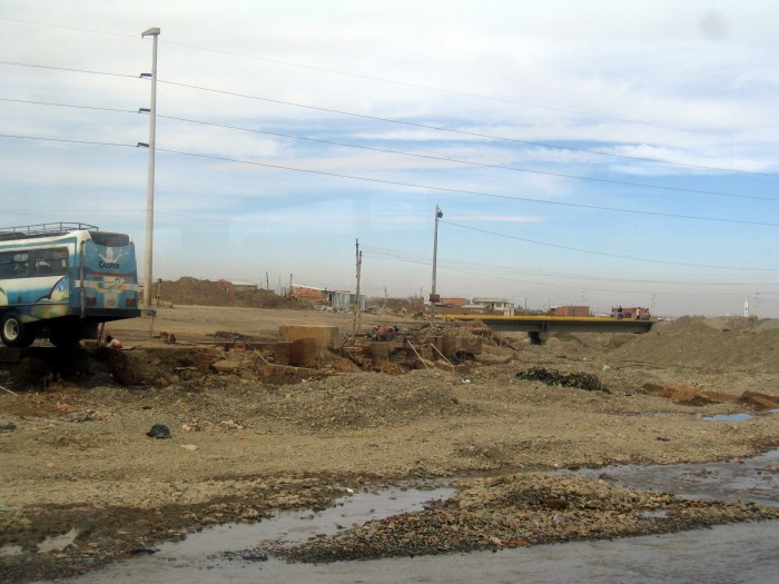 Remont drogi do granicy z Peru