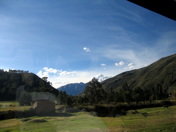 Widoczki w drodze przed Cuzco
