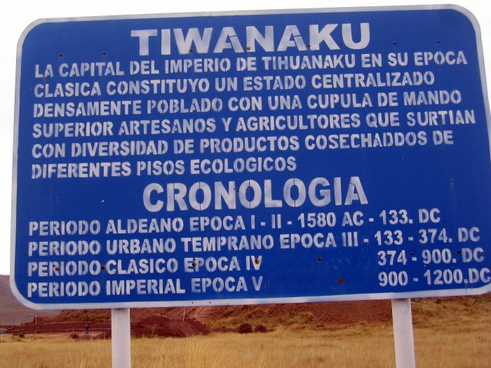 Anons o zabytkach Tiwanaku