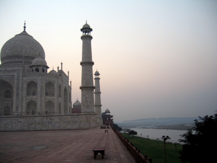 Tadż Mahal - wieczorem