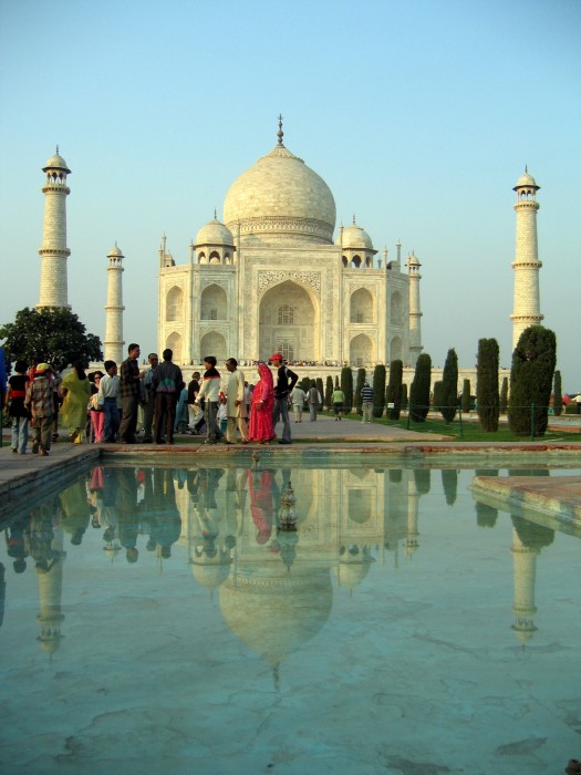 Tadż Mahal - Widok od bramy wejściowej