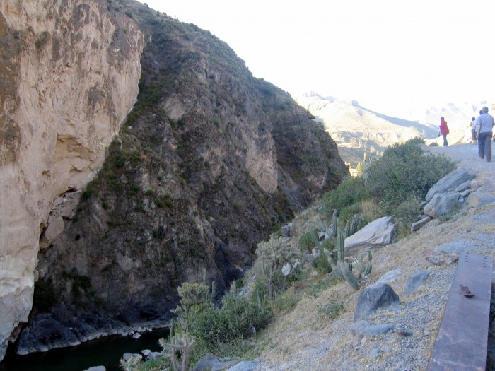 Kanion Colca w pobliżu hotelu