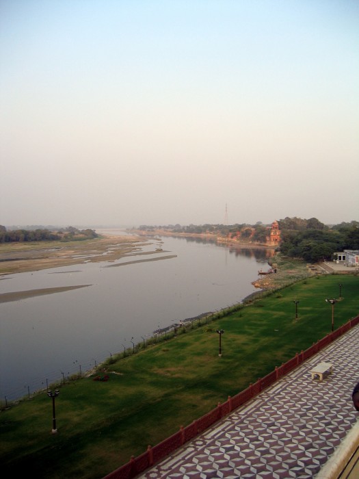 Tadż Mahal - rzeka Jamuna