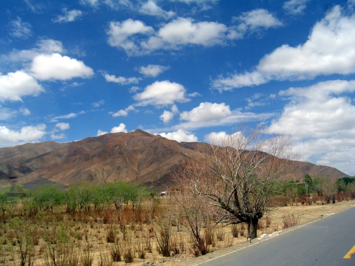Droga z  Gyantse do Shigatse
