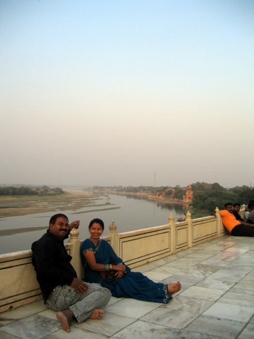 Tadż Mahal - rzeka Jamuna