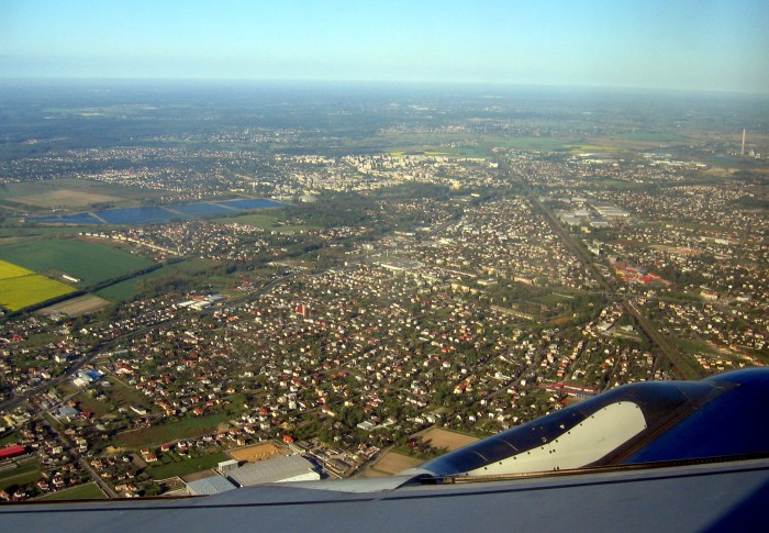 Lot nad Warszawą