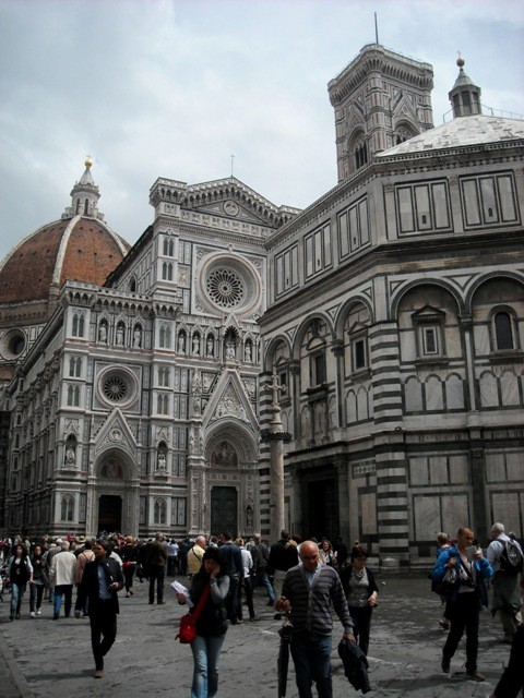 Piazza del Duomo - z katedrą Santa Maria del Fiore i Baptysterium San Giovanni