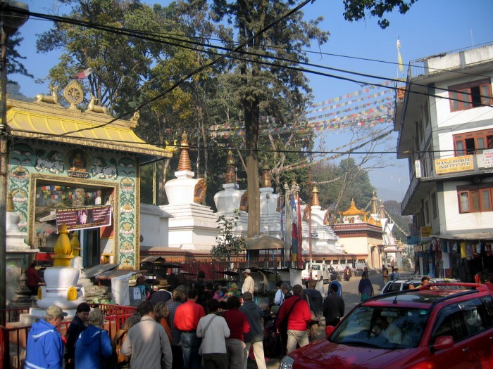Stupa Swajambunath - brama wejściowa