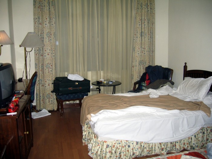 Hotel w Varanasi - pokój