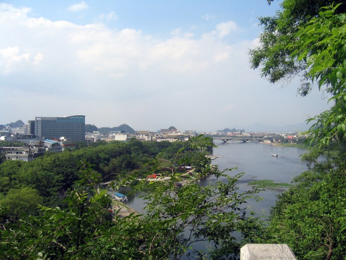 Widoki na rzekę Li ze Wzgórza