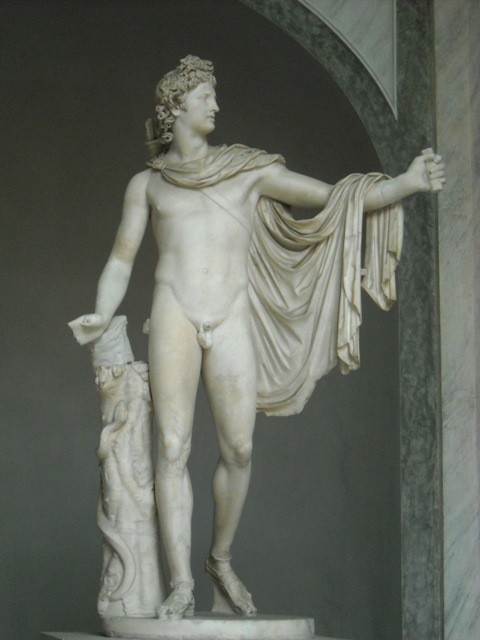 Apollo Belwederski – rzymska kopia z II wieku  greckiej niezachowanej rzeźby z IV wieku pne