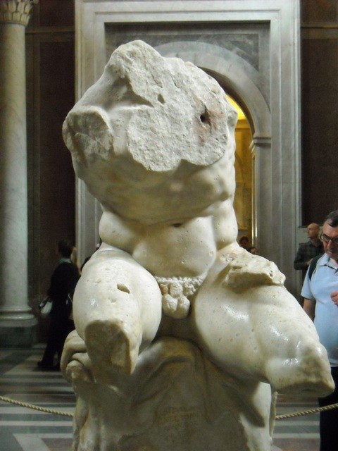 Tors Belwederski (I w pne), grecka rzeźba budząca zachwyt Michała Anioła (czyli 'Kadłubek';)