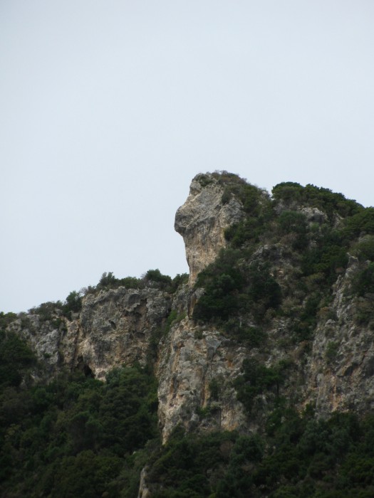 Wyspa Korfu-Zatoka Paleokastritsa głowa lwa