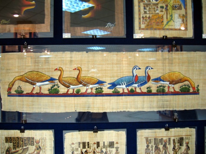 Sklep z papirusami