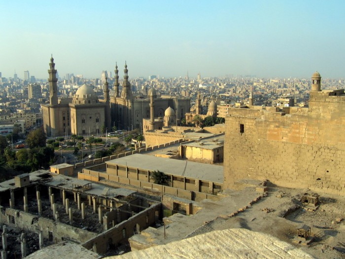 Widok na Kair z Meczetu Alabastrowego