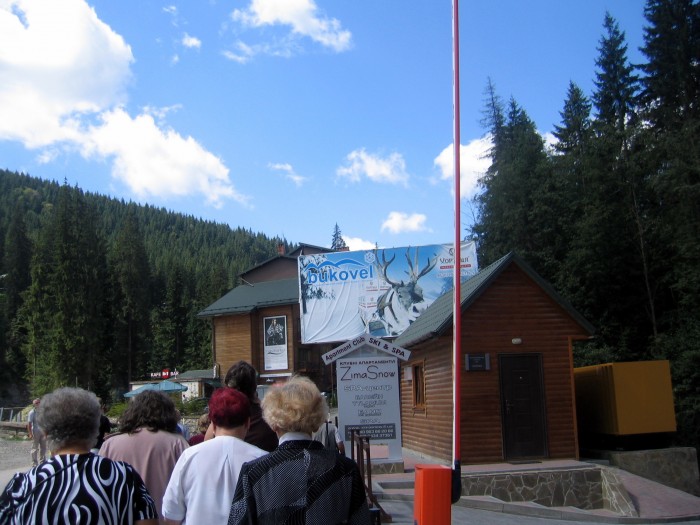 Kurort narciarski w Karpatach