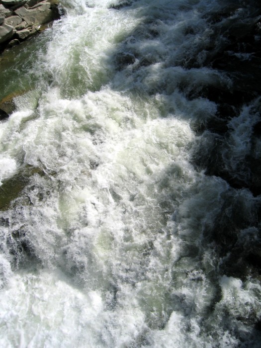 Rzeka Prut - wodospad