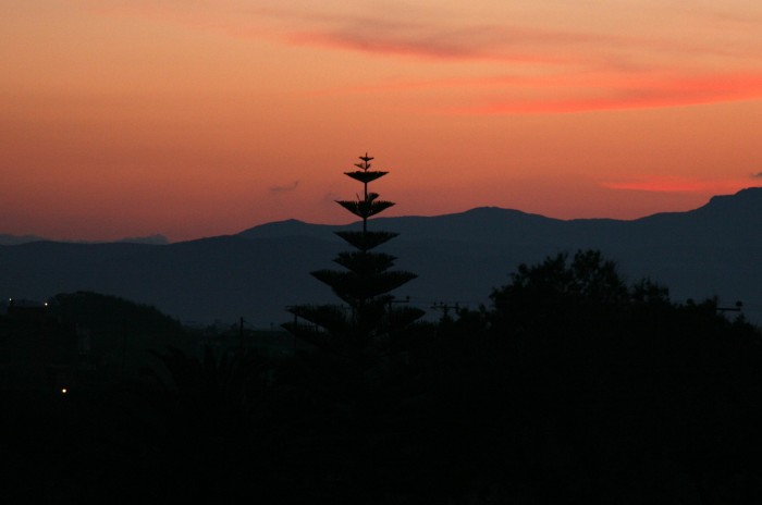 Zachód słońca nad Kretą