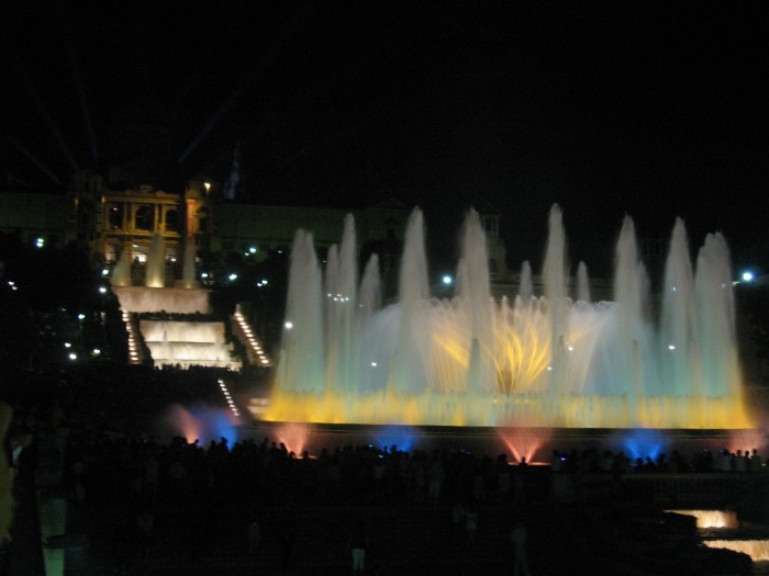 kolorowa fontanna