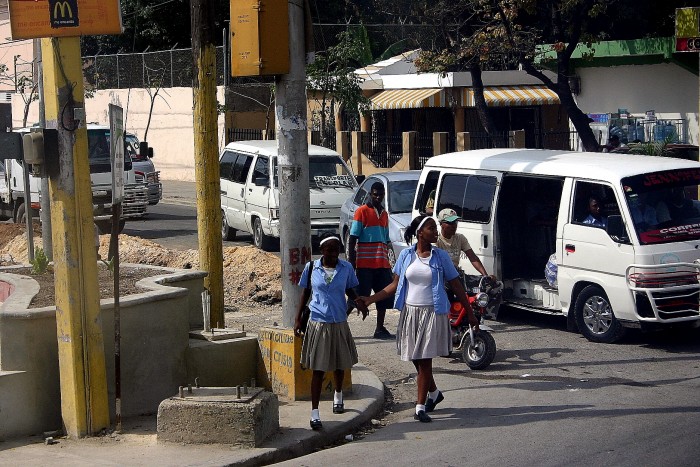 Na skrzyżowaniu w Santo Domingo
