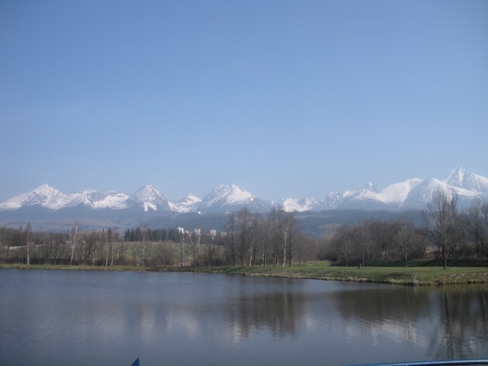 panorama szczytów Tatr Słowacji