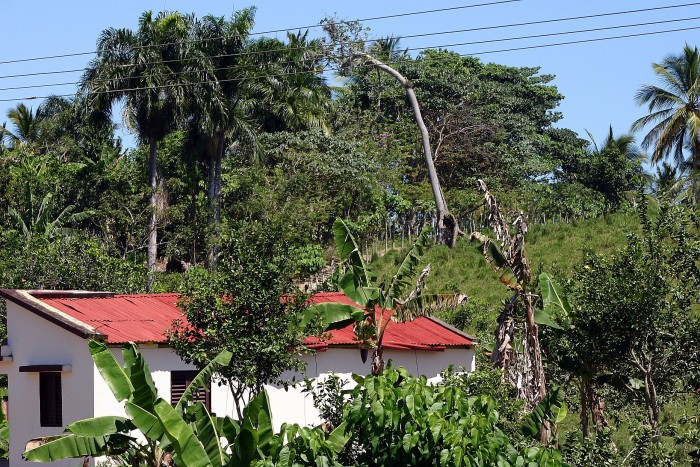 Dośc typowy dom mieszkalny w okolicach La Romana