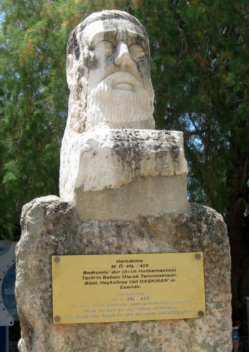 popiersie Herodota