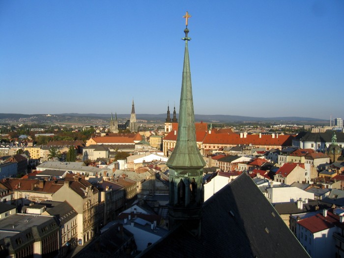 Widok z kościelnej wieży